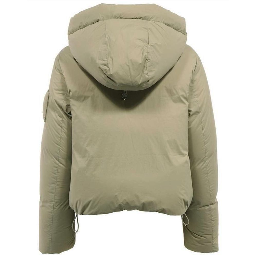 Giacche e cappotti in nylon verde