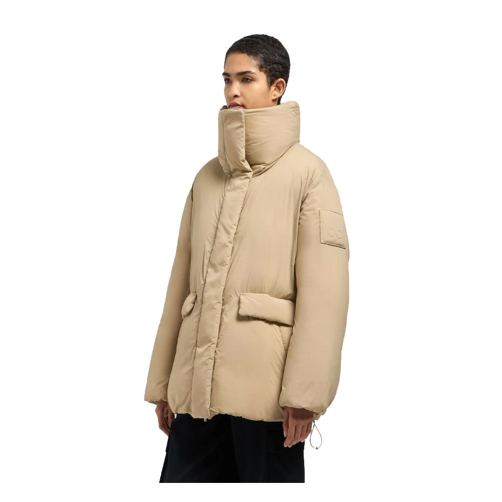Giacche e cappotti in nylon beige