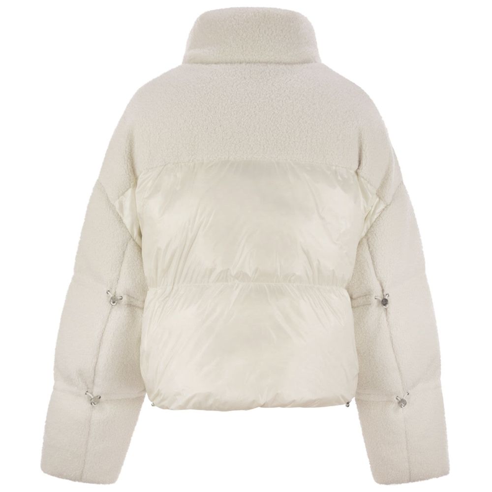 White Nylon Jackets & Coat