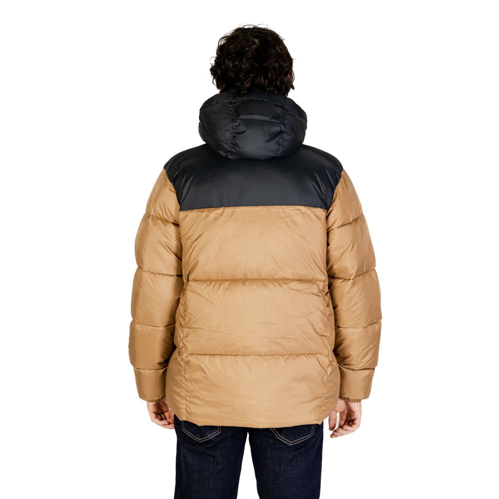 Beige Nylonjacke