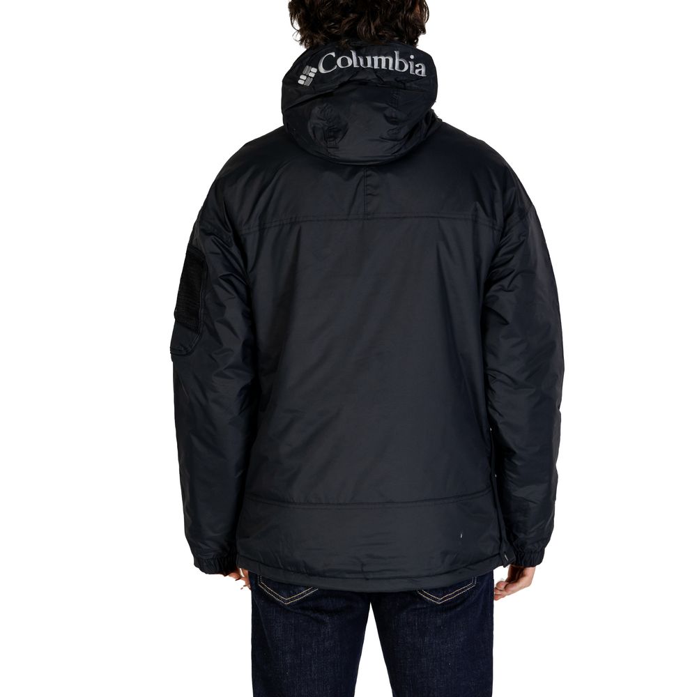 Schwarze Nylonjacke