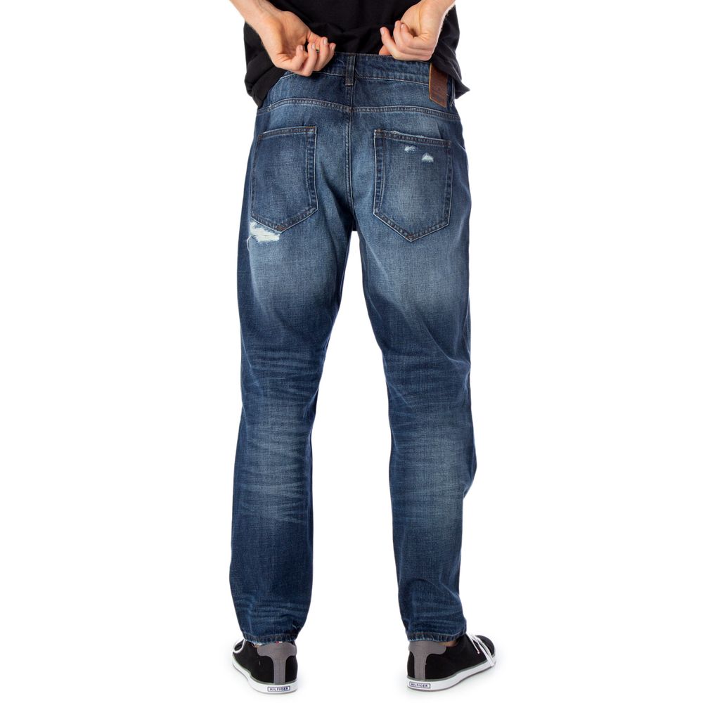 Blaue Jeans und Hose aus Baumwolle