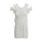 Knit Ruffle Mini Dress