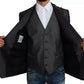 Gray MARTINI 2 Piece Vest Coat Blazer