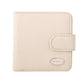 White Dauphine Leather Condom Case Holder Pocket Wallet