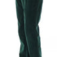 Grüne Slimmy-Fit-Cordhose aus Baumwolle von D&amp;G