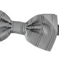 Papillon a farfalla regolabile con fodera grigio chiaro