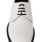 Elegant White Formal Leather Shoes