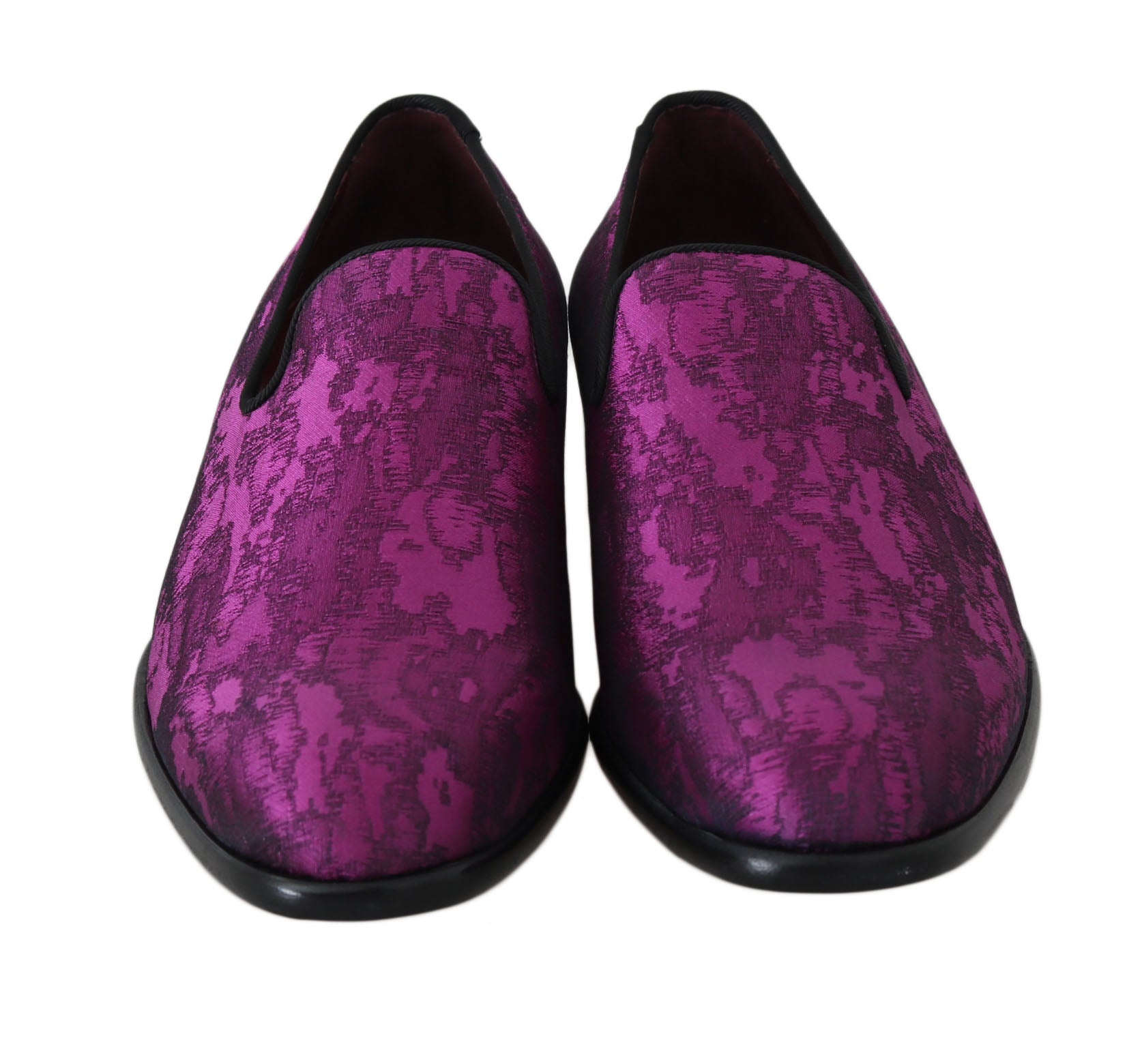 Elegante Loafer aus Seiden-Woll-Mix in Lila