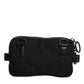 Black Nylon Logo Purse Crossbody Sling Bag