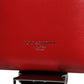 Red Leather Logo Zip Around Card Holder Wide Strap Wallet (Copy)