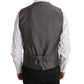 Sleek Bronze & Gray Formal Vest Slim Fit