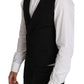 Sleek Double Breasted Slim Fit Wool Vest