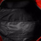 Red Nylon Calfskin Hand Shoulder Duffel Bag