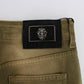 Green Slim Fit Cotton Stretch Jeans