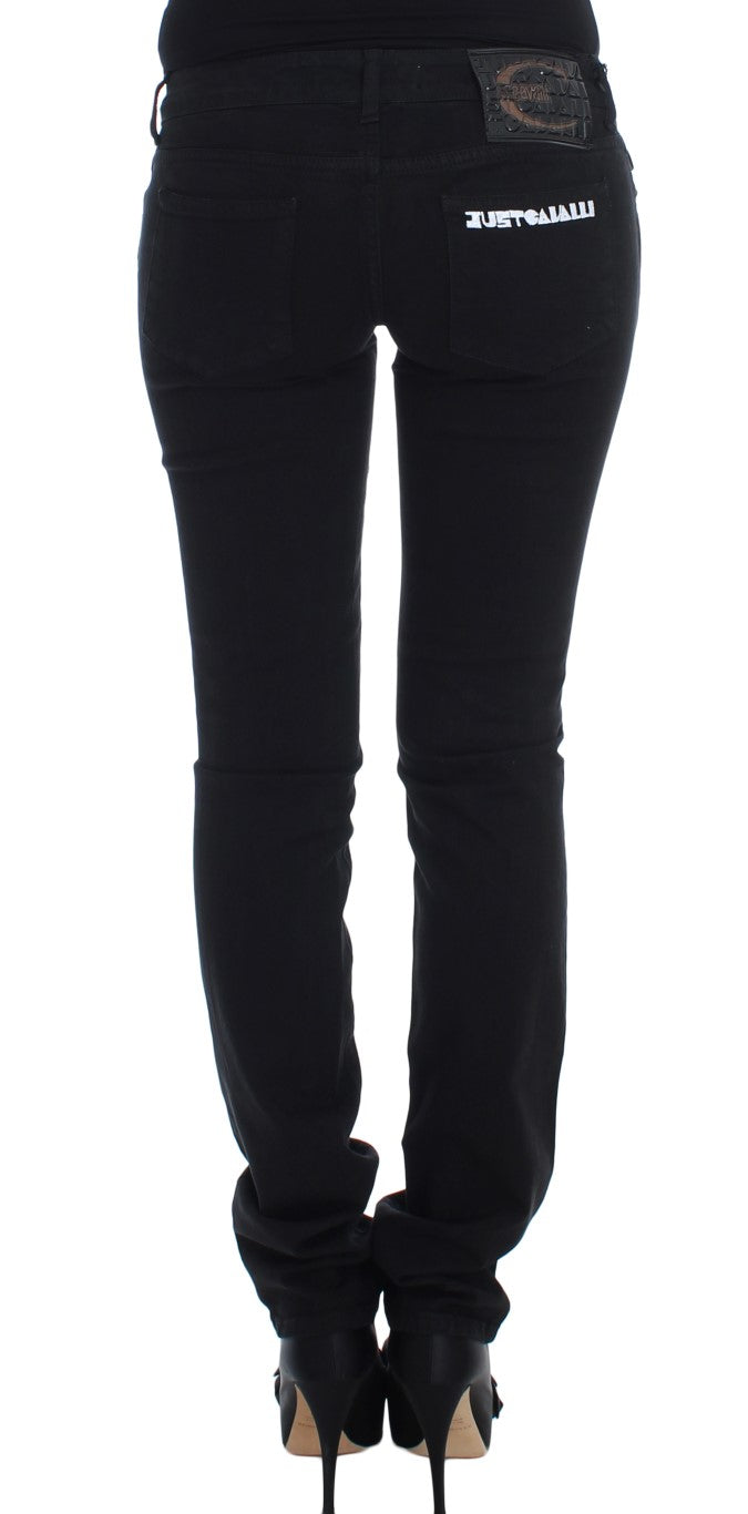 Schicke Slim Skinny Jeans in Schwarz