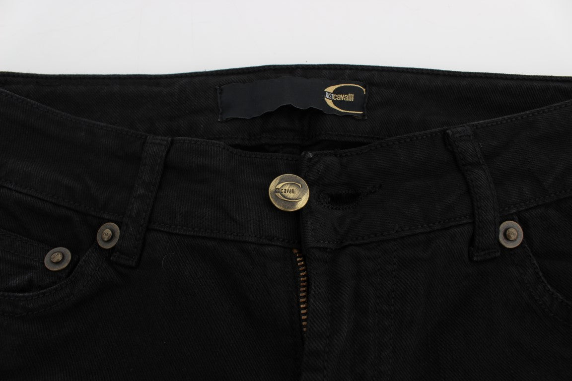Schicke Slim Skinny Jeans in Schwarz