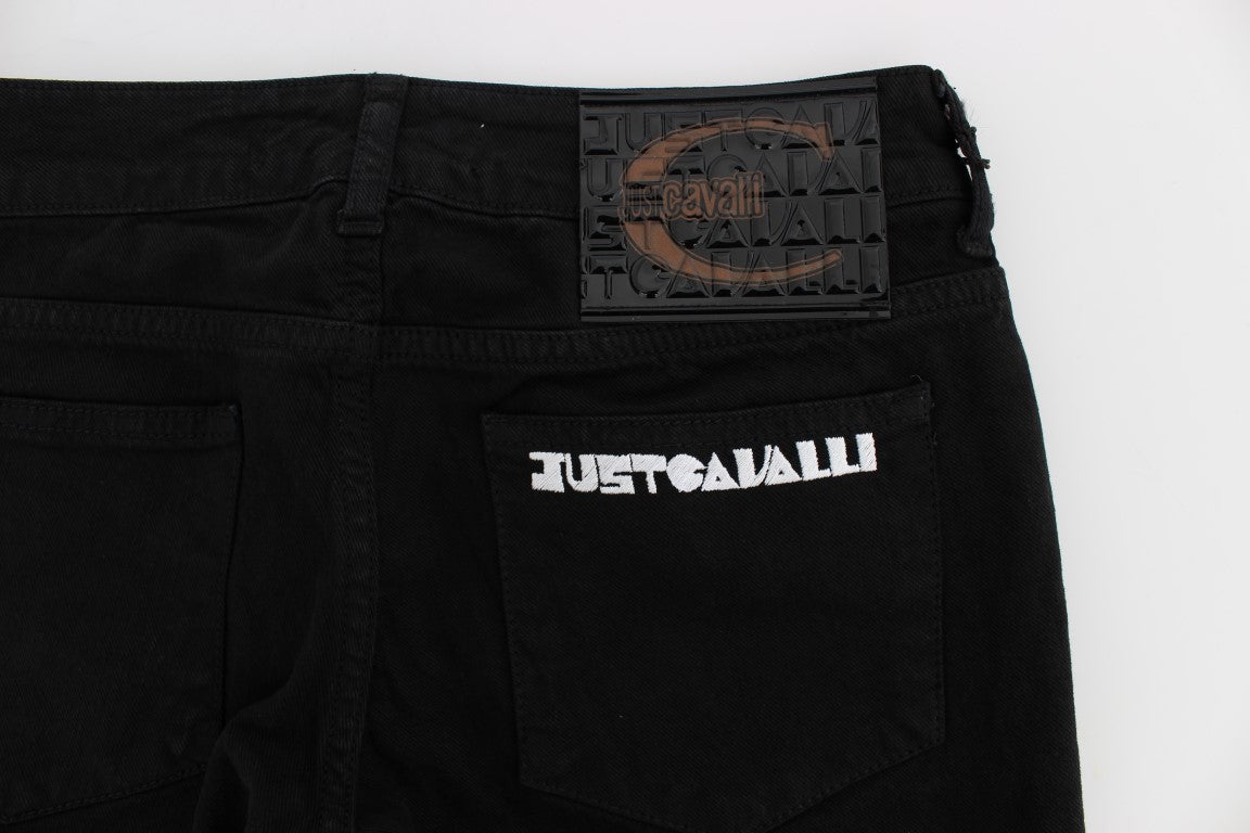 Schicke Slim Skinny Jeans in Schwarz