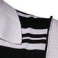 Poloshirt mit Kragen und schwarzen weißen Streifen
