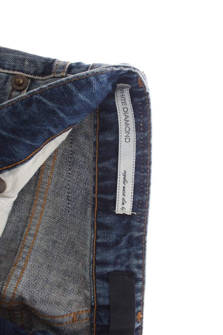 Elegante Flare Fit Blue Denim Jeans
