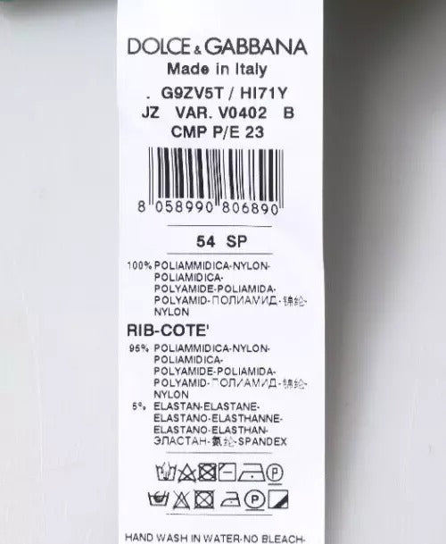 Grüner Pullover aus Nylon mit Rundhalsausschnitt und Logo