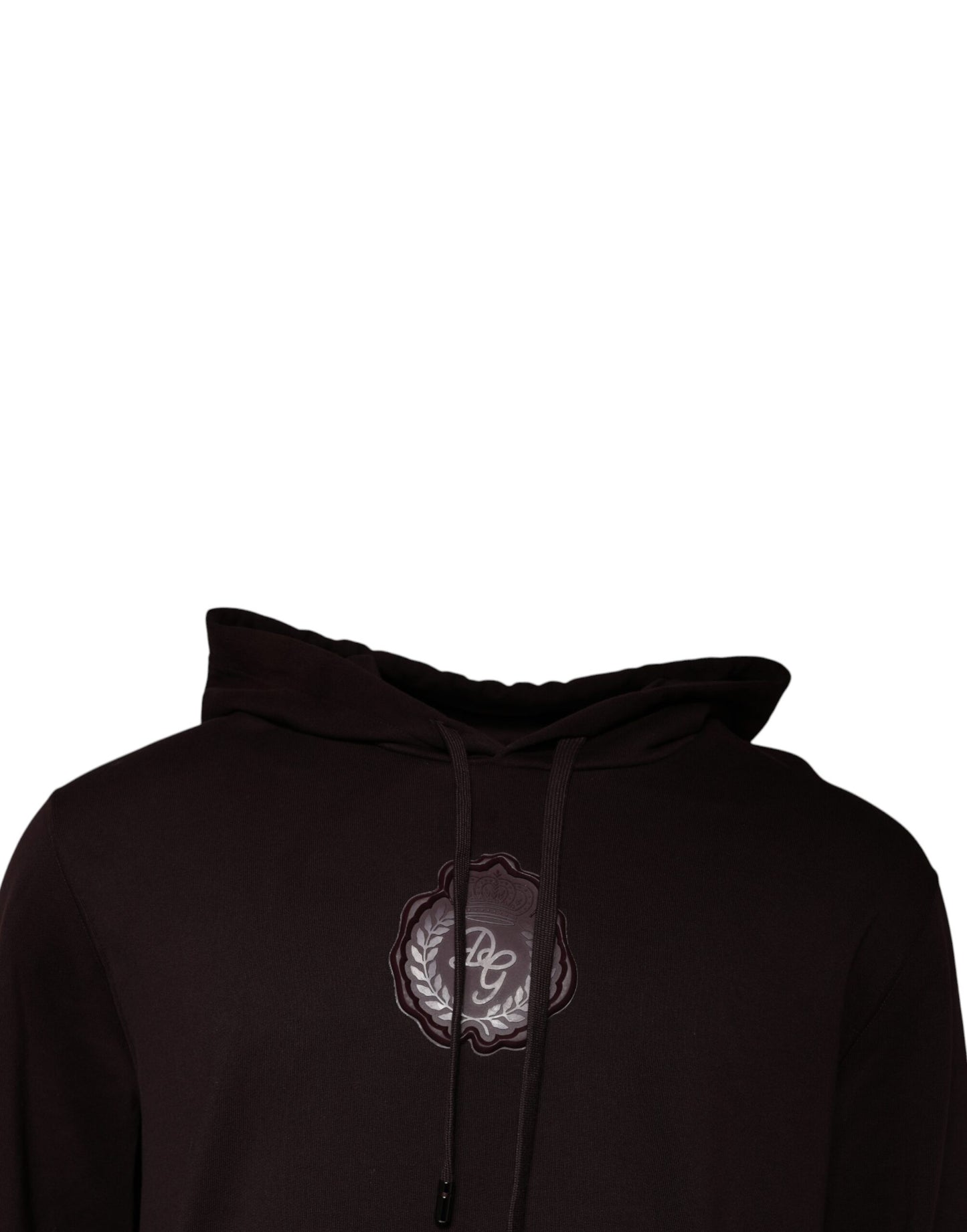 Braunes Herren-Sweatshirt mit Kapuze aus Baumwolle
