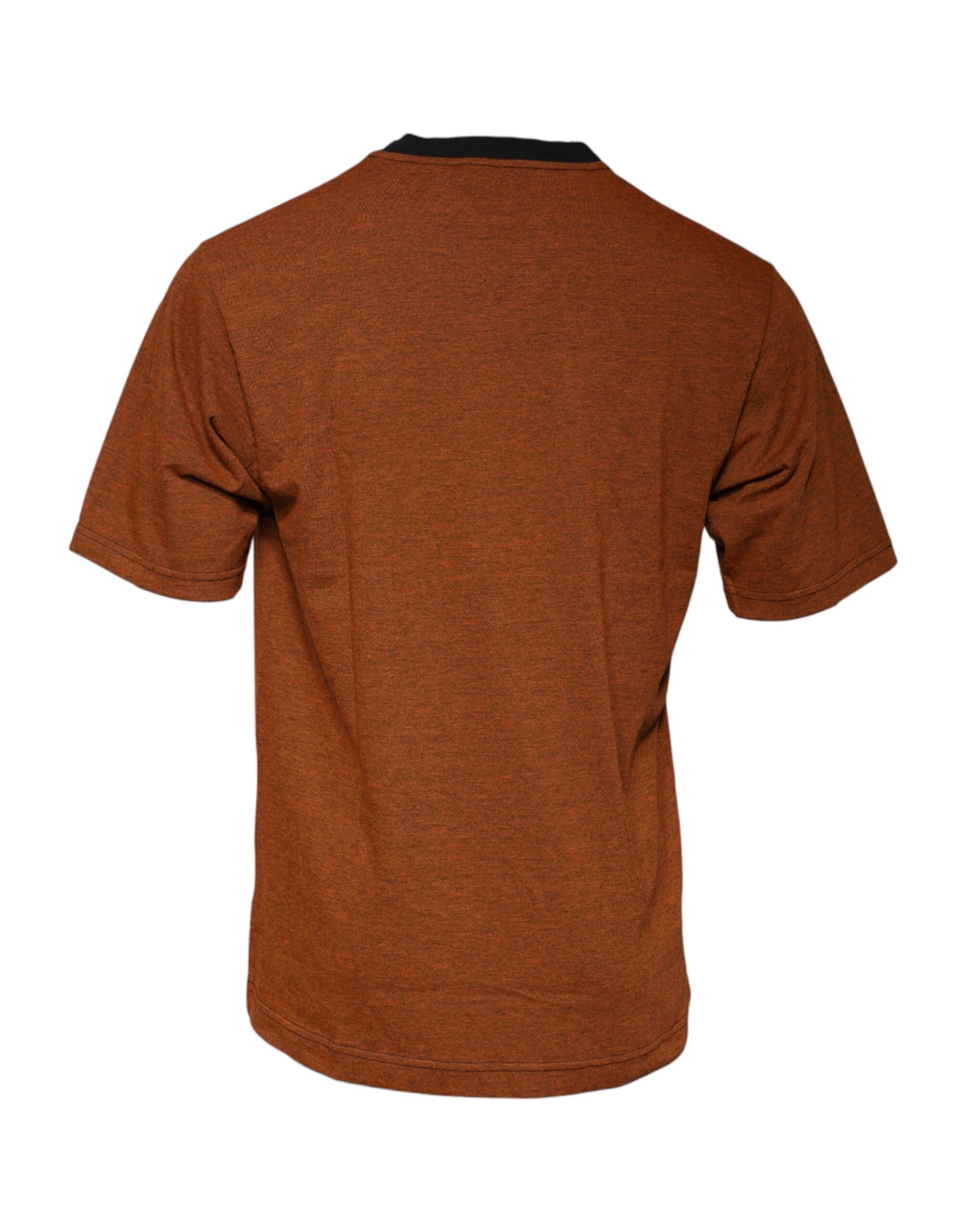 Braunes T-Shirt aus Polyester mit Rundhalsausschnitt und DG-Logo