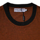 Braunes T-Shirt aus Polyester mit Rundhalsausschnitt und DG-Logo