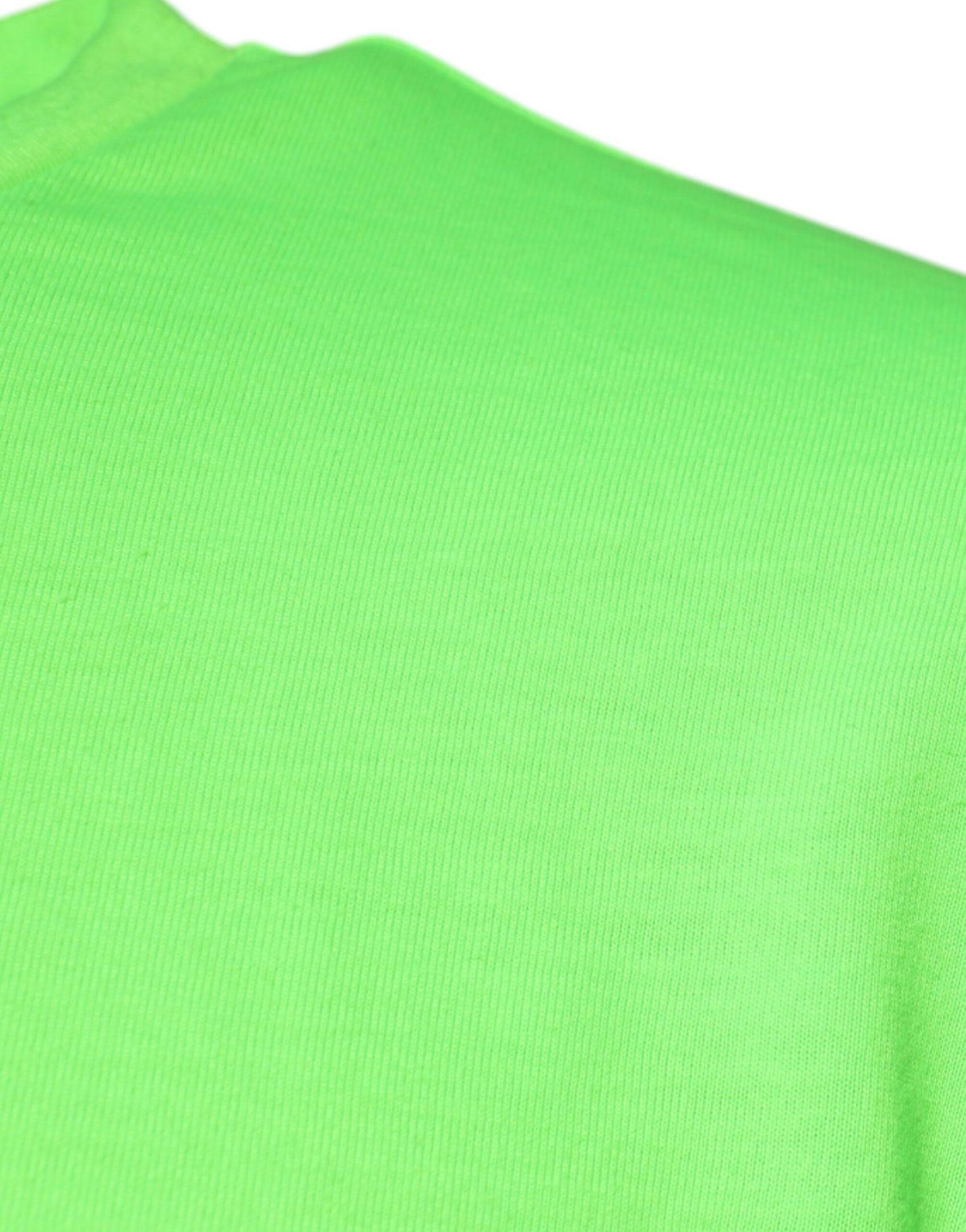 Grünes T-Shirt aus Polyester mit Rundhalsausschnitt und Logo
