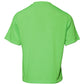 Grünes T-Shirt aus Polyester mit Rundhalsausschnitt und Logo