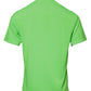 Grünes T-Shirt aus Polyester mit Rundhalsausschnitt und Logo
