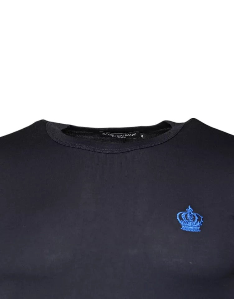 Blue Crown – T-Shirt mit Rundhalsausschnitt und kurzen Ärmeln