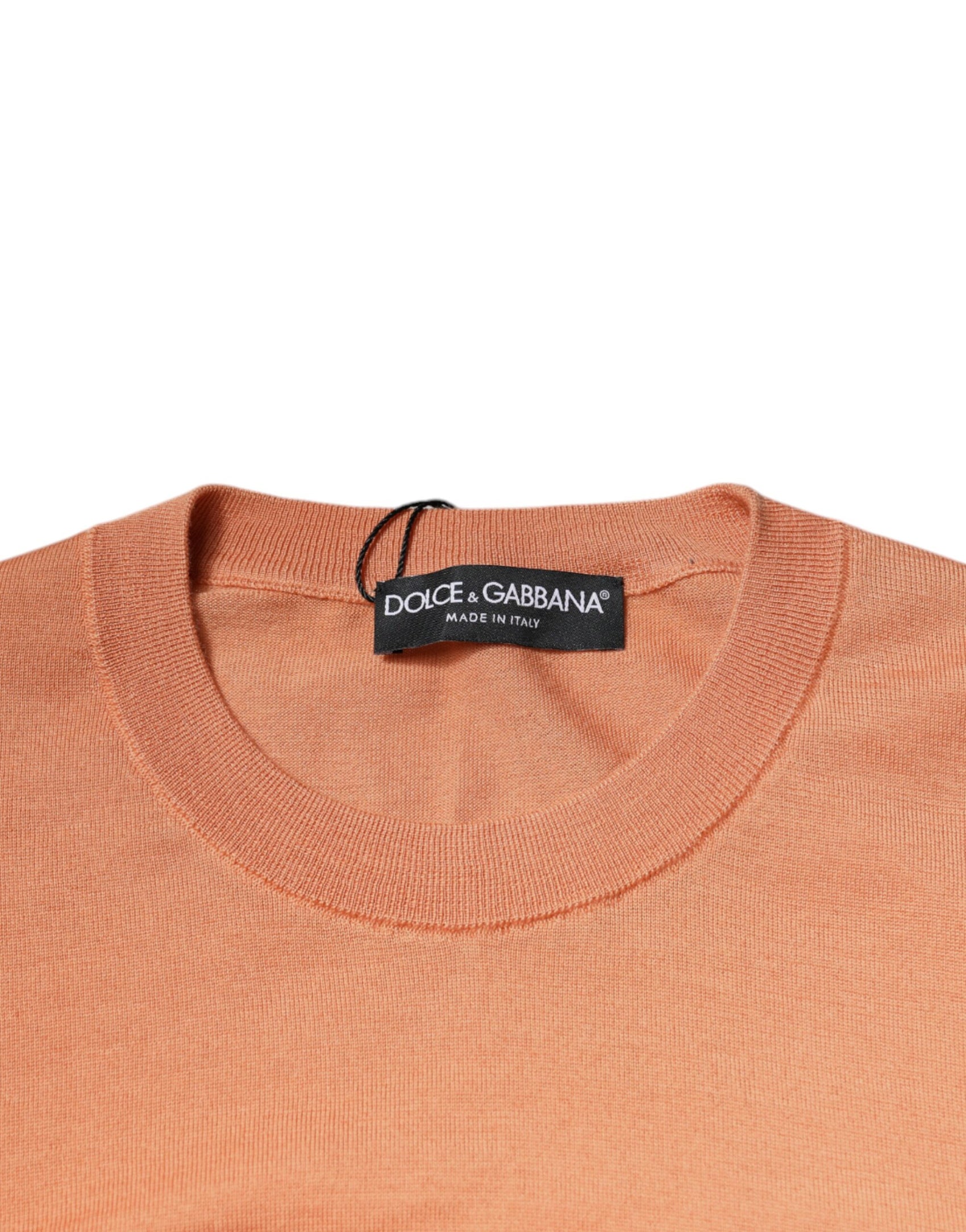 Beigefarbener Pullover aus Wolle mit Rundhalsausschnitt