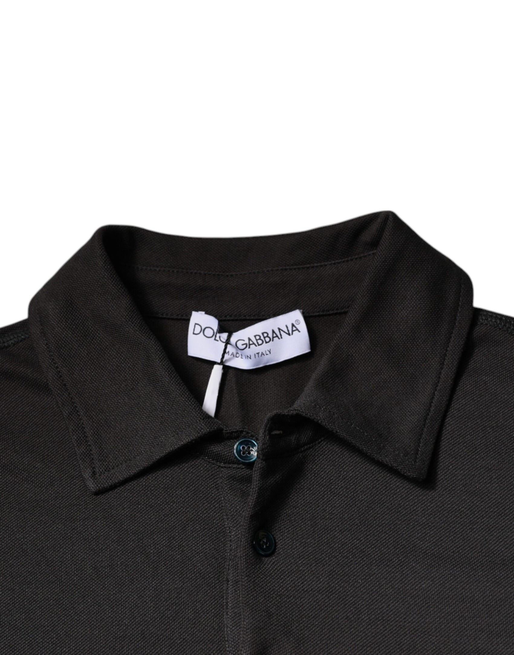 Polo a maniche corte con colletto grigio scuro