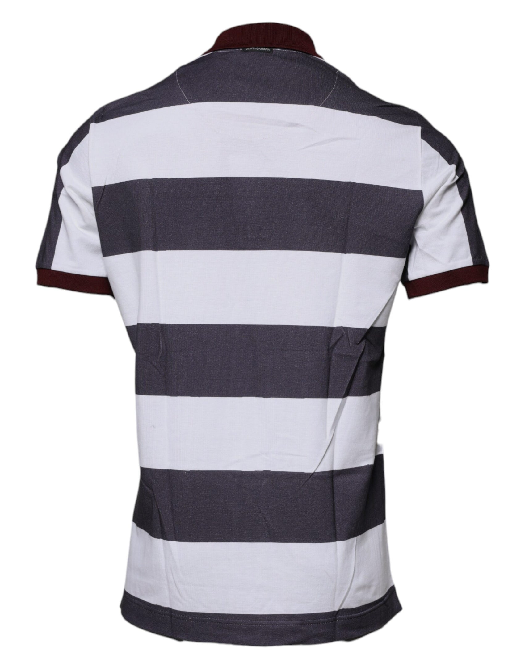 T-shirt polo con colletto grafico multicolore