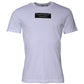 Weißes Baumwoll-T-Shirt mit Rundhalsausschnitt und Logo-Print