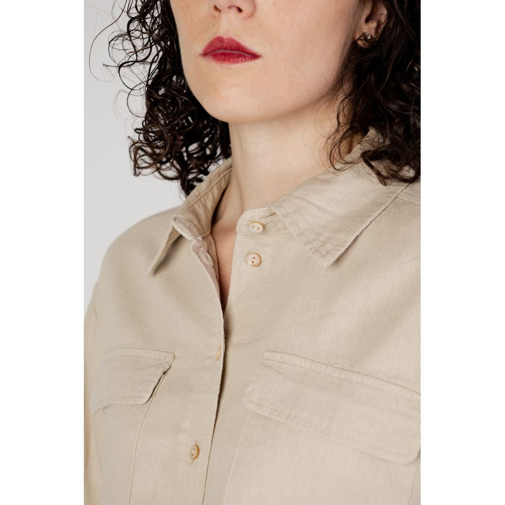 Beige Linen Shirt