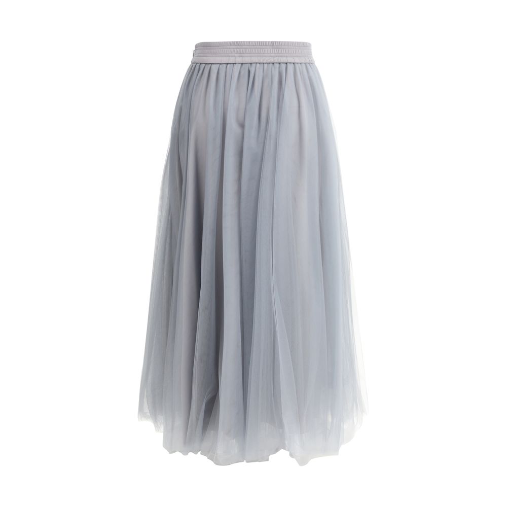 tulle Midi Skirt