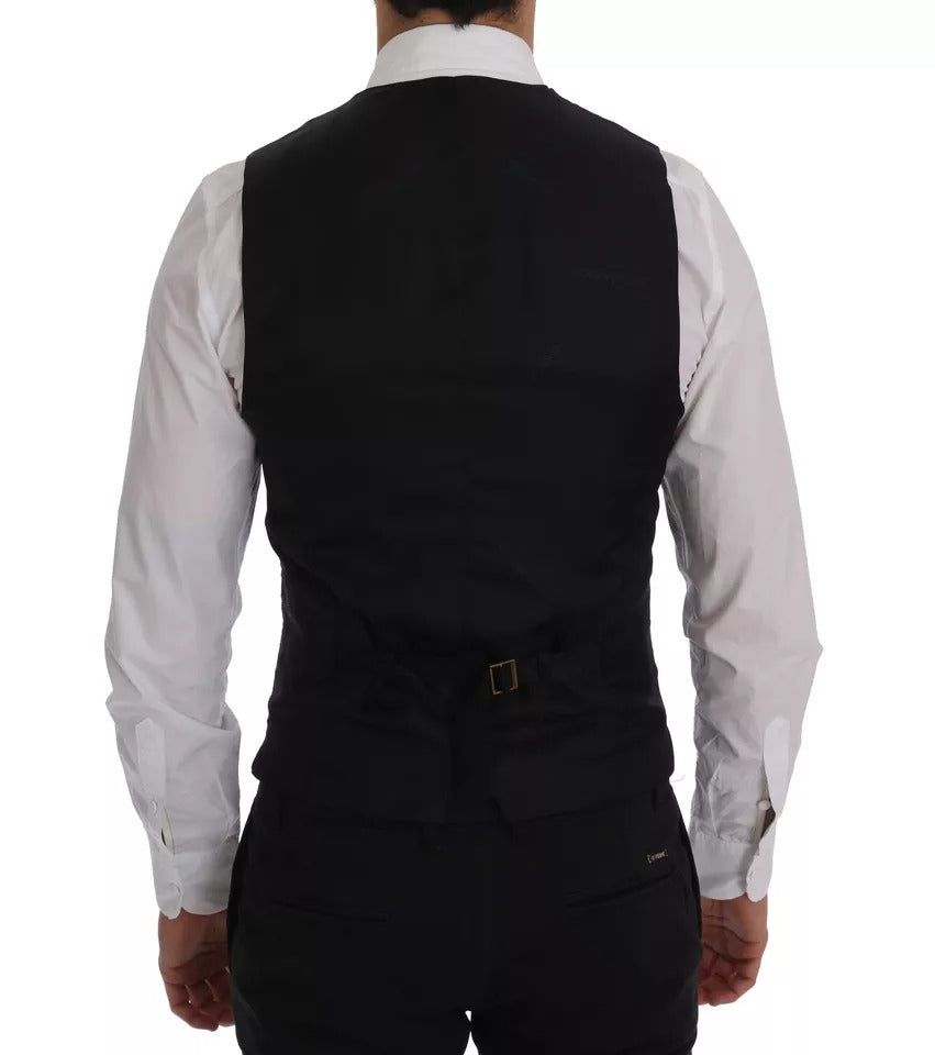 Blaue Weste aus Wollstretch STAFF Weste
