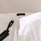 Jeans skinny impreziositi da cristalli bianchi