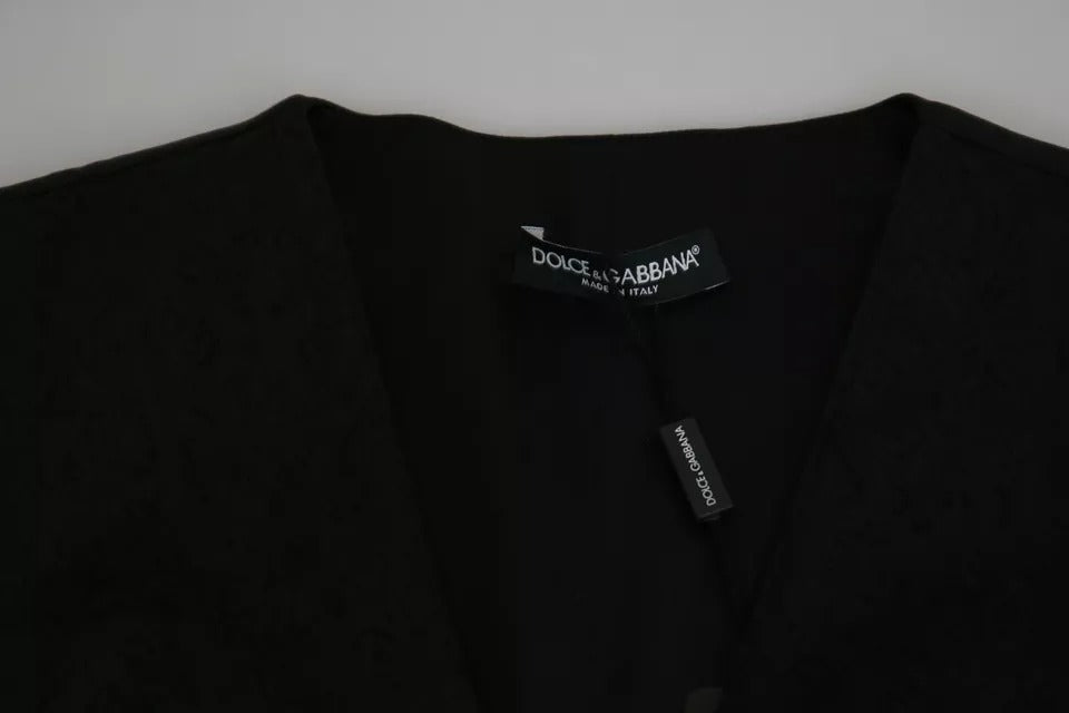 Gilet in pizzo nero, gilet sottile, top in seta
