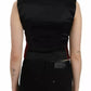 Dolce & Gabbana Red Black Stripe Vest Waistcoat Blouse Top