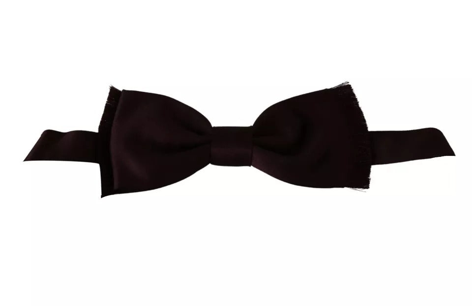 Papillon classico in seta rosso bordeaux