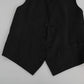 Black Men Formal STAFF Dress Waistcoat Vest