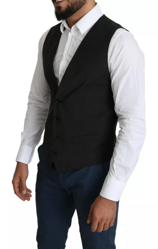 Schwarze Herren Formale STAFF Weste