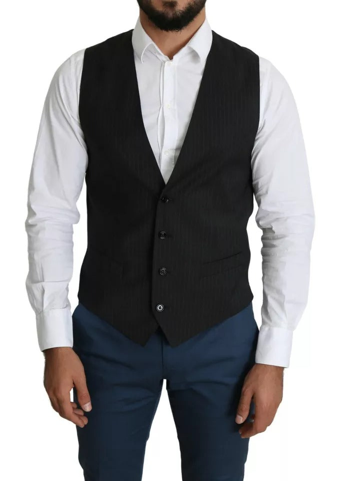 Schwarze Herren Formale STAFF Weste