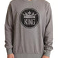 Grauer Pullover aus Baumwolle von Crown King