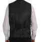 Gray Wool Stretch Gilet Waistcoat Vest