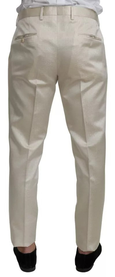 Dreiteiliger SICILIA-Schalanzug aus beigefarbener Wolle in Creme