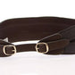 Brown D&G Leather Linnen Logo Belt